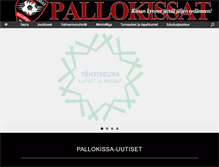 Tablet Screenshot of pallokissat.fi